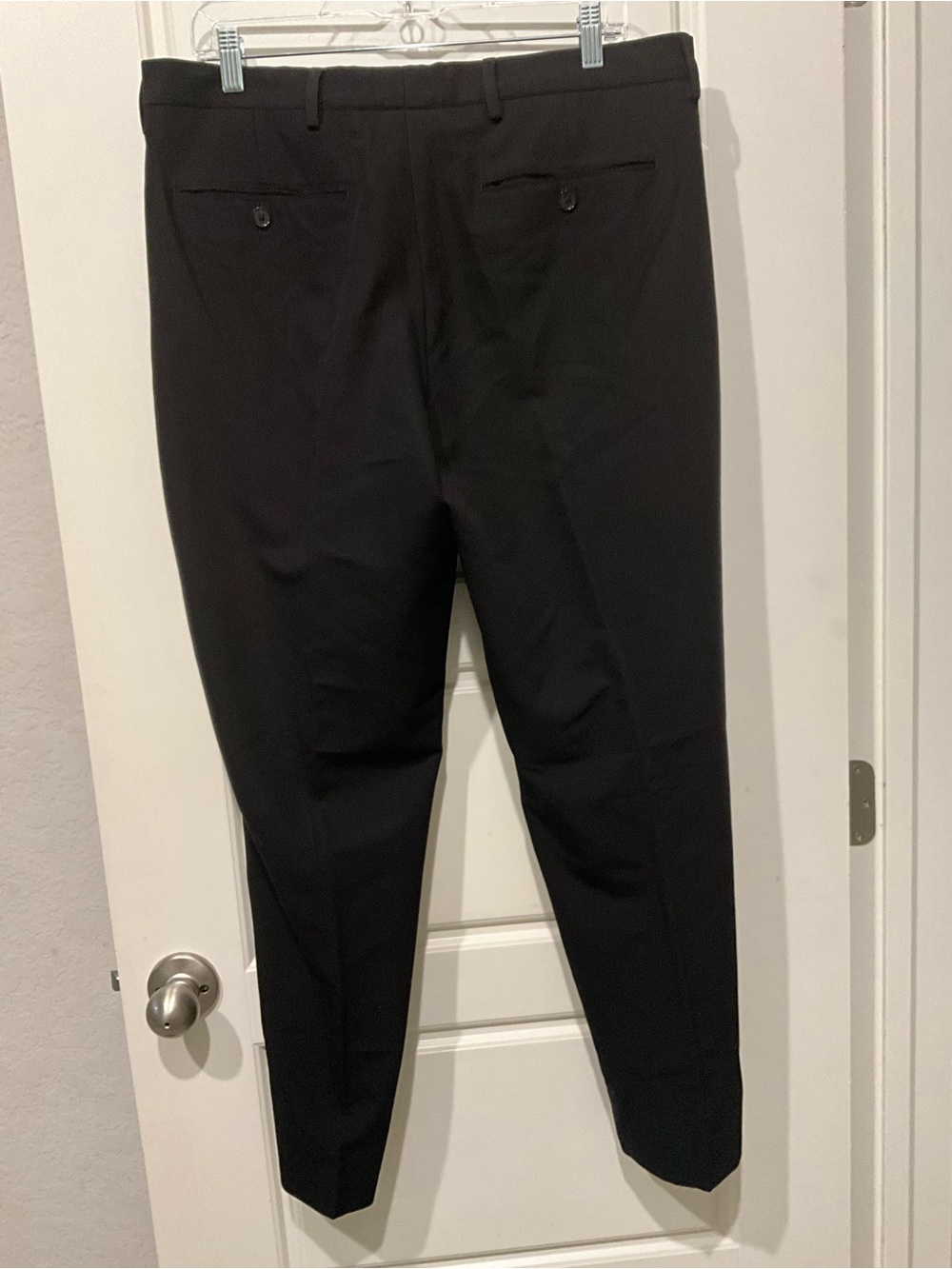Nautica Men's Black Straight-Leg Dress Pants